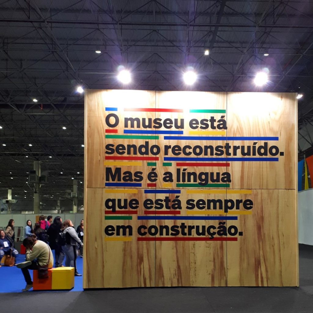 Museu da Língua Portuguesa na Bienal do Livro 2018