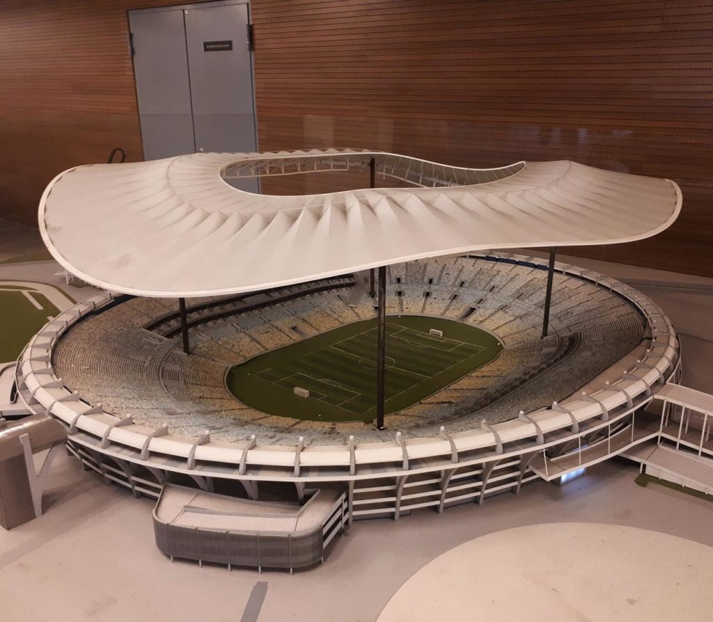 Maquete Estádio do Maracanã