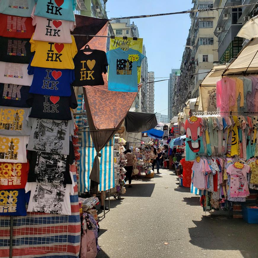 Ladies Market em Hong Kong