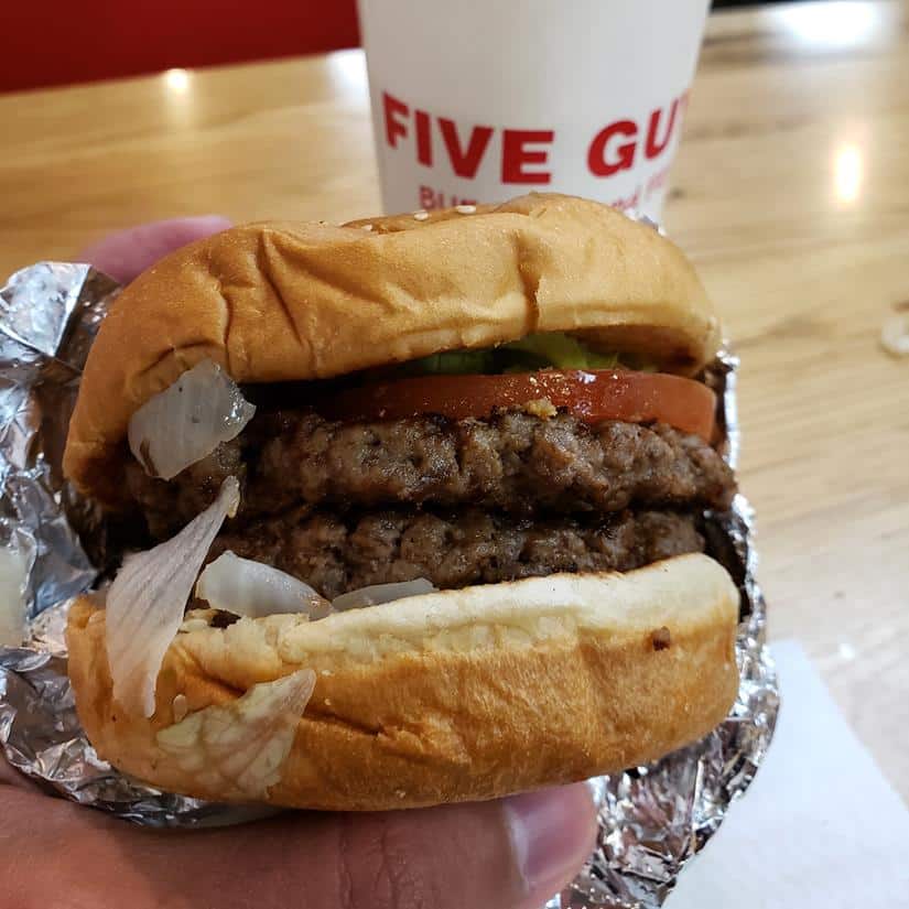 Five Guys Burger, hamburgueria nos estados unidos