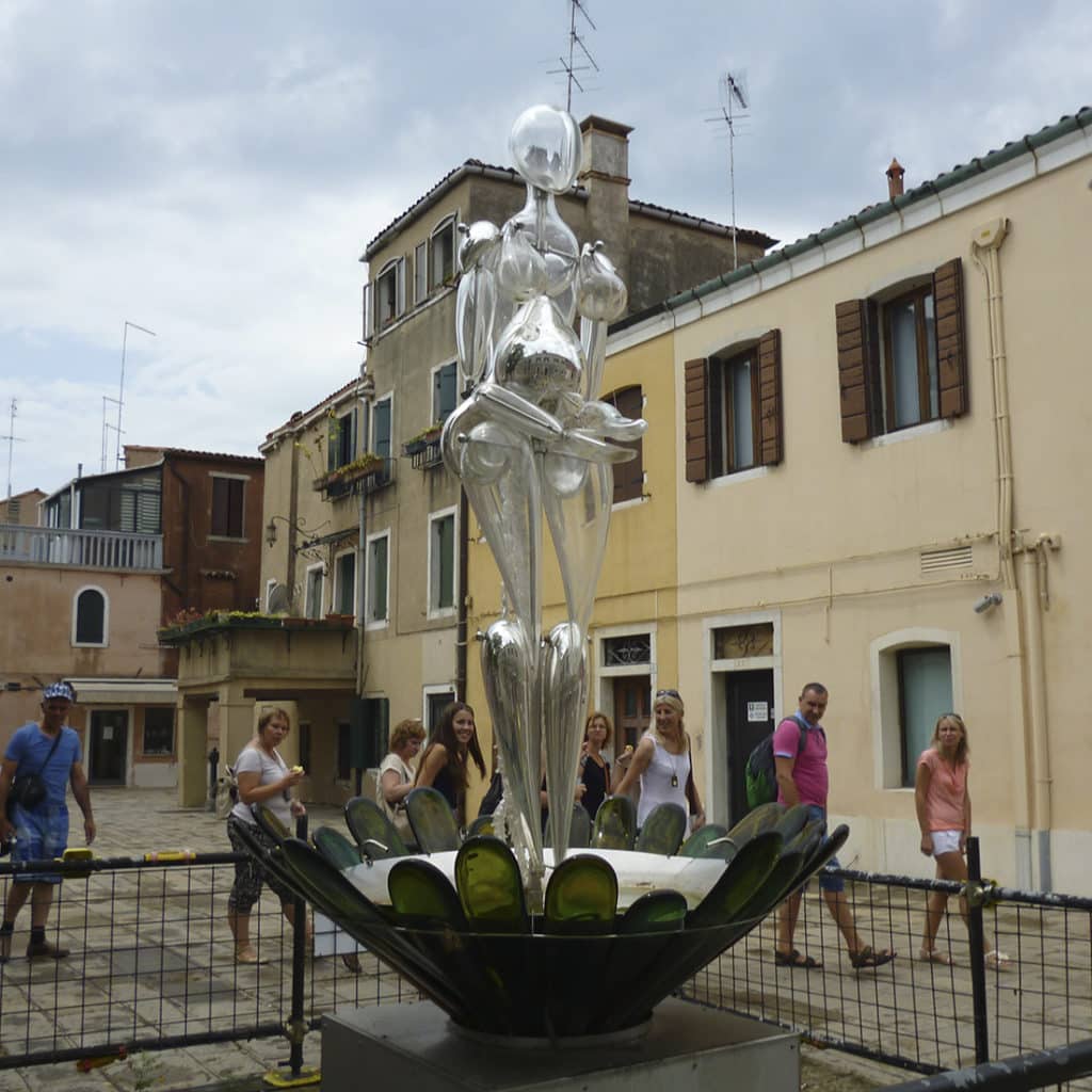 cidades para conhecer na italia, escultura em murano