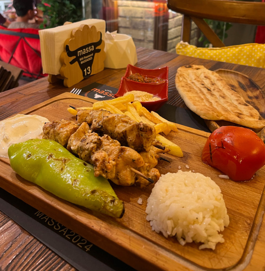 chicken kebab turquia